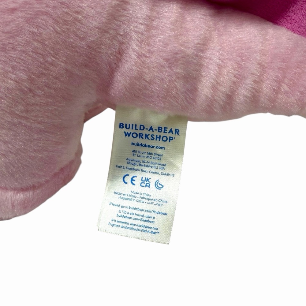 Rare Build A Bear Workshop Pink Axolotl 18" Collectible Plush Stuffed‎ Animal - Picture 9 of 12